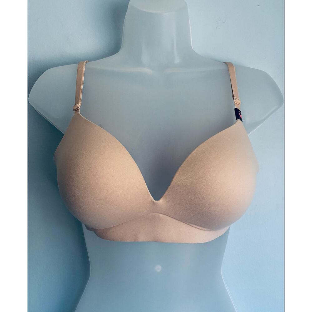 Victoria's Secret Bra Incredible Padded Wireless Beige 36B Comfort Casual